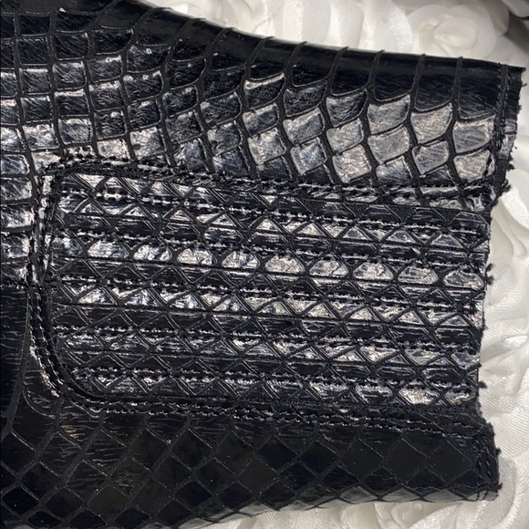 New Steve Madden Jain Black Snake Booties! - Picture 2 of 5